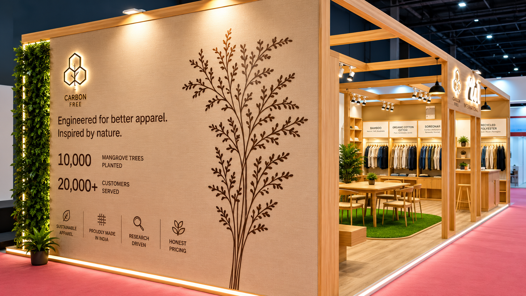 experienced exhibition stand design for Acetech